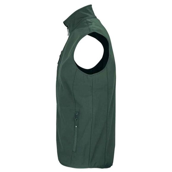 SOLS Mens Falcon Softshell Recycled Body Warmer / Forest Green - Picture 2 of 4